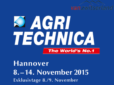 Van Zwitserland exposeert op de Agritechnica beurs Hannover