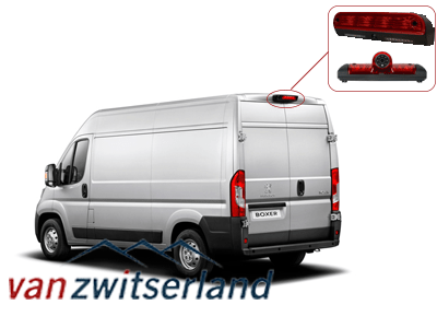 Achteruitrijcamera voor derde remlicht Peugeot Boxer