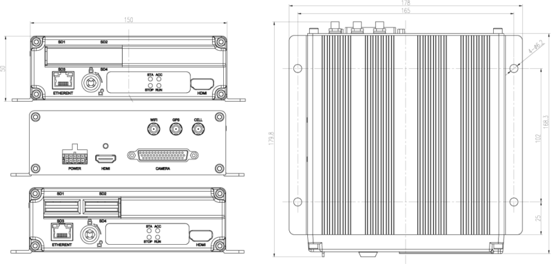 360 kalibratie box afmetingen