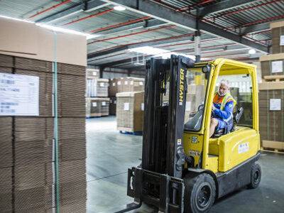 VPK groep voorziet heftrucks van VZ camera's